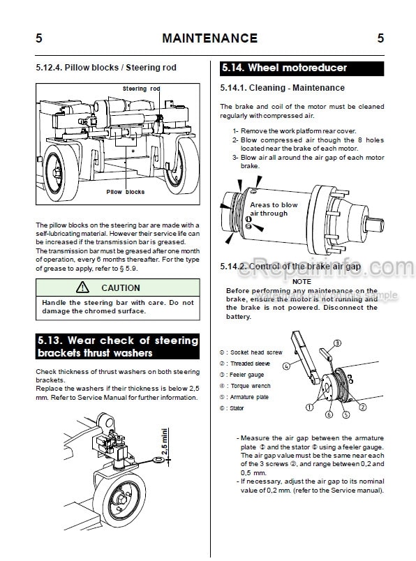 Photo 4 - JLG V1331E Operators Safety Maintenance Handbook Mast Boom Lift MA0279-01