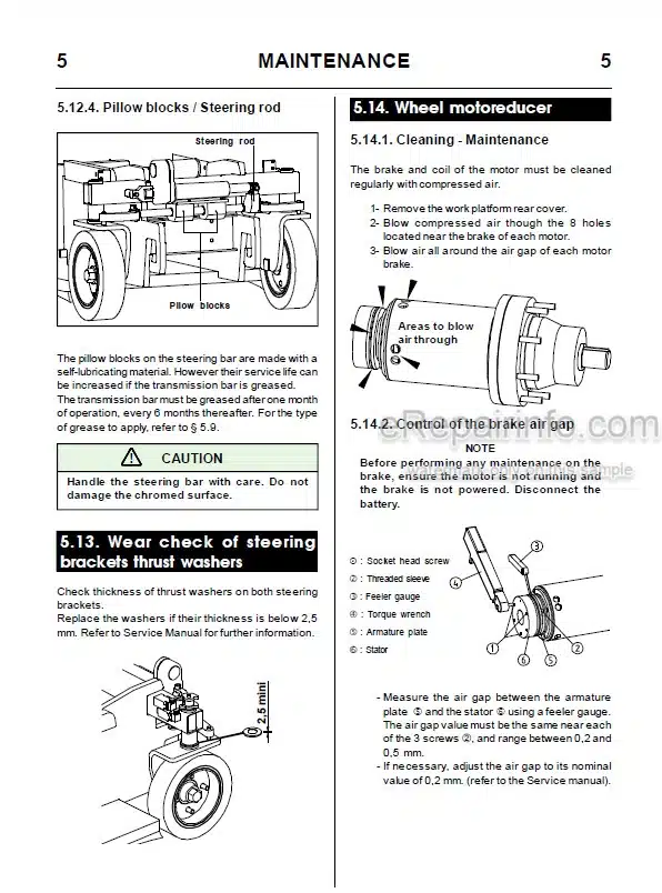 Photo 4 - JLG V1331E Operators Safety Maintenance Handbook Mast Boom Lift MA0279-01
