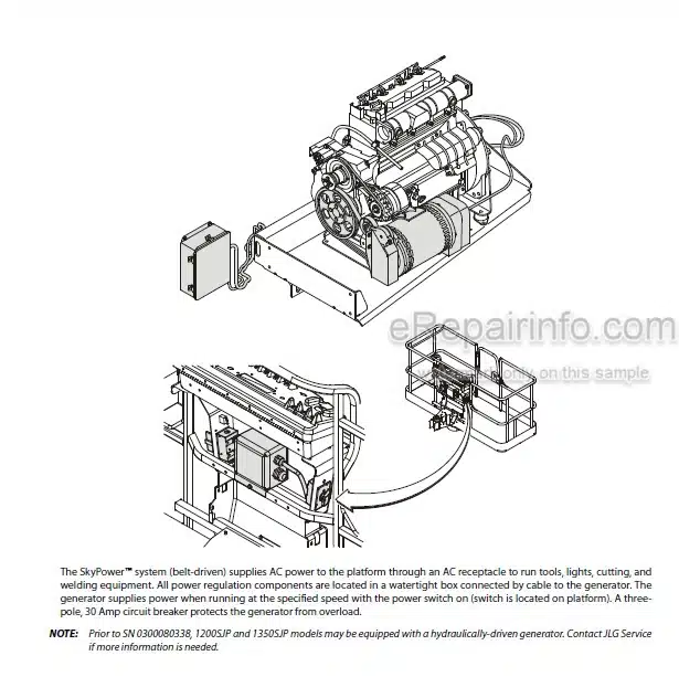 Photo 1 - JLG Workstation In The Sky Accessory Manual