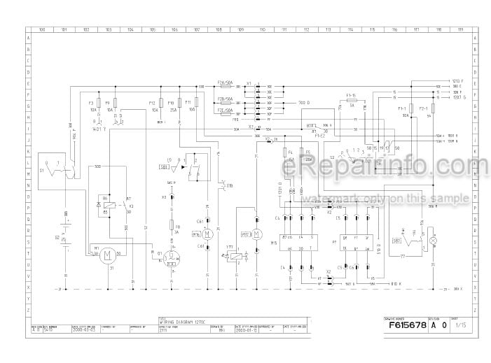 Photo 3 - John Deere 1263 Workshop Manual Harvester TM1962