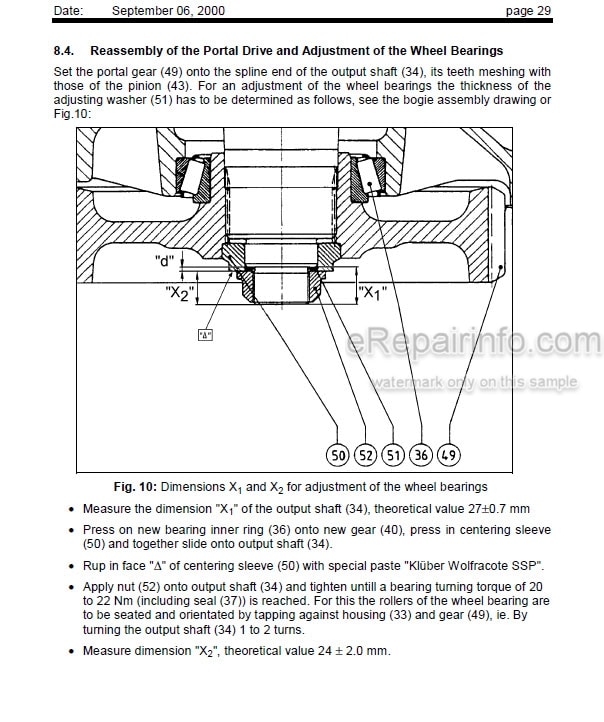 Photo 5 - John Deere 1263 Workshop Manual Harvester TM1962