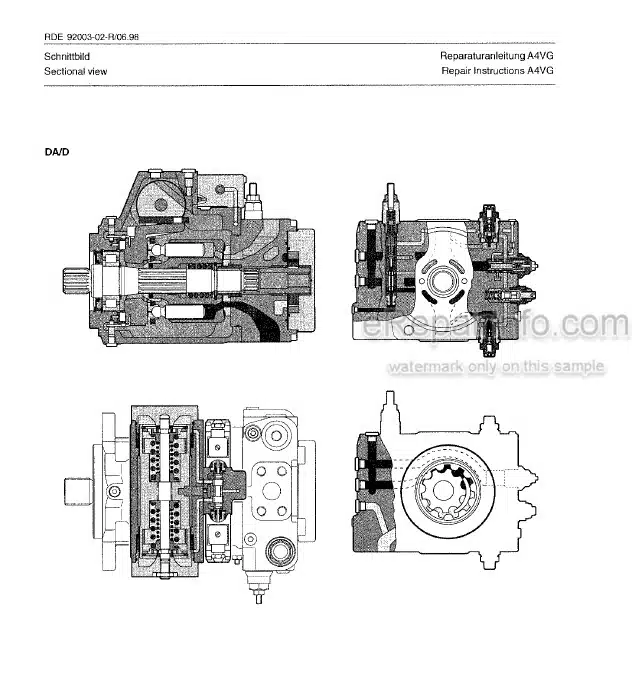 Photo 4 - John Deere 1490D Technical Manual Energy Wood Harvester TM2328