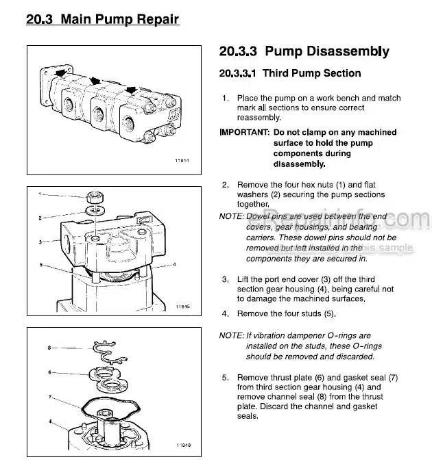 Photo 6 - John Deere 335 435 Technical Manual Log Loader TM1875