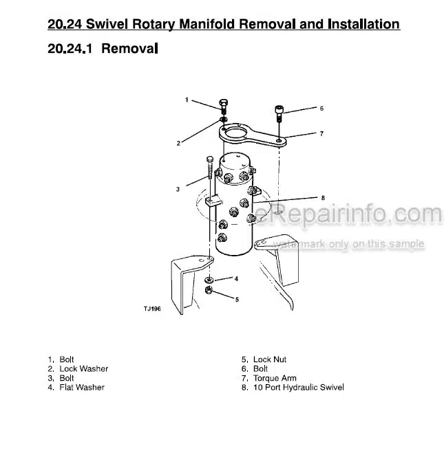 Photo 4 - John Deere 330B 430B Technical Manual Log Loader TMF307843