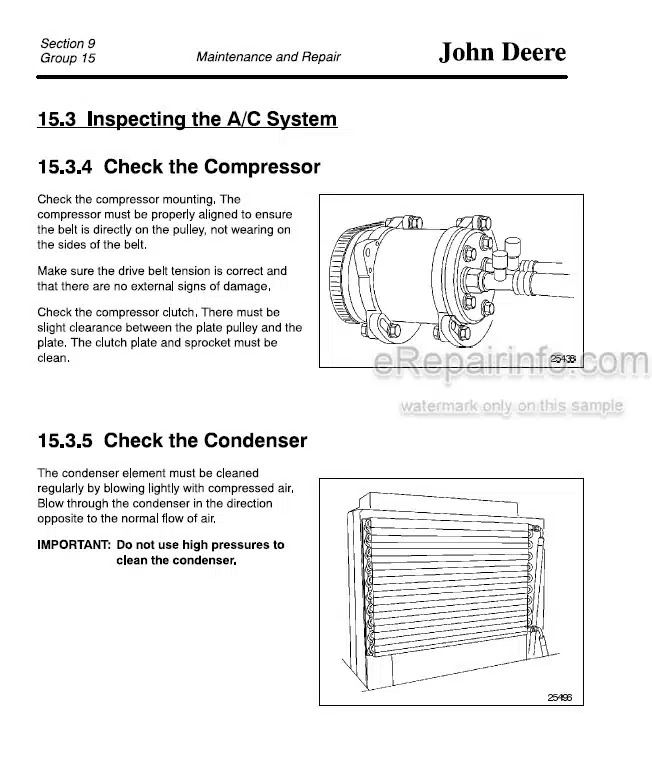 Photo 1 - John Deere 335 435 Technical Manual Log Loader TM1875