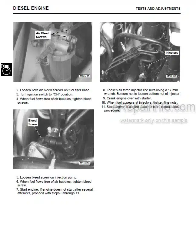 Photo 6 - John Deere 301 401 Technical Manual Tractor And Loader TM1034