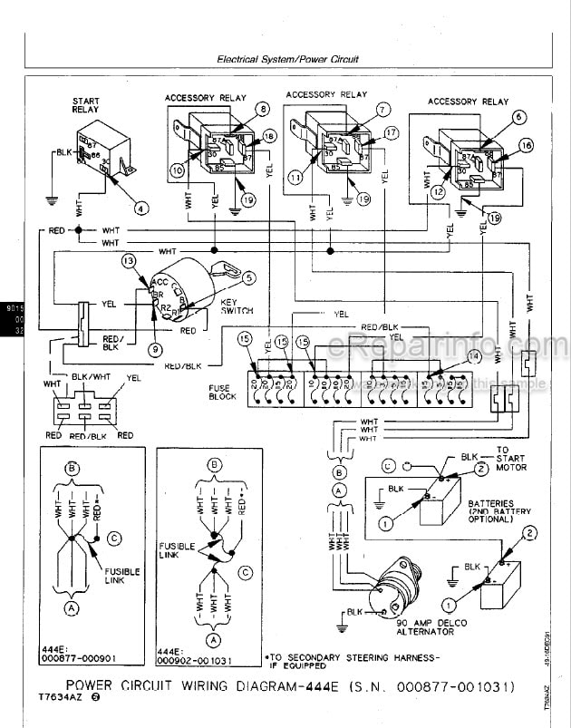 Photo 3 - John Deere 344E 444E Operation And Test Technical Manual Loader TM1421