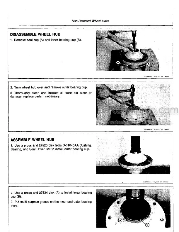 Photo 11 - John Deere 401D Technical Manual Tractor TM1271