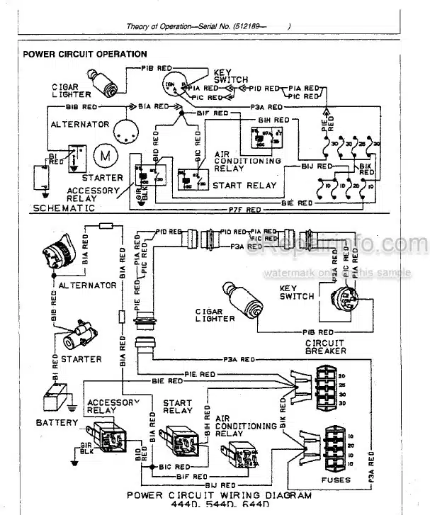 Photo 4 - John Deere 444D 544D 644D Operation And Tests Technical Manual Loader TM1341