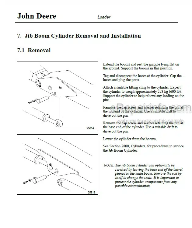 Photo 6 - John Deere 643 Operation And Test Technical Manual Feller-Buncher TM1424