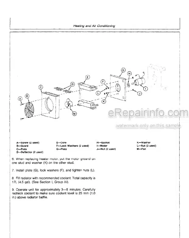 Photo 4 - John Deere 540D 548D Repair Manual Skidder Grapple Skidder TM1438