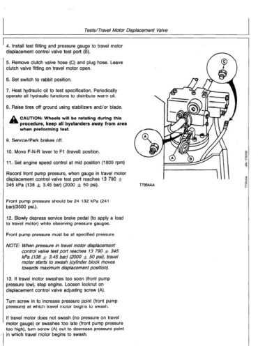 Photo 7 - John Deere 595D Operation And Tests Technical Manual Excavator TM1444