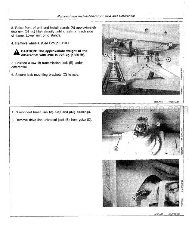 Photo 7 - John Deere 643 Operation And Test Technical Manual Feller-Buncher TM1424