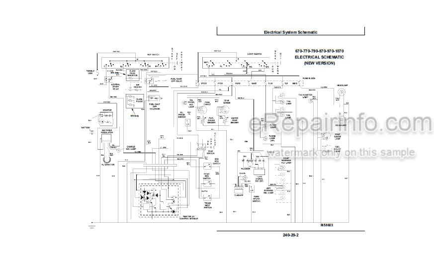 Photo 3 - John Deere 670 To 1070 Technical Manual Compact Utility Tractor TM1470