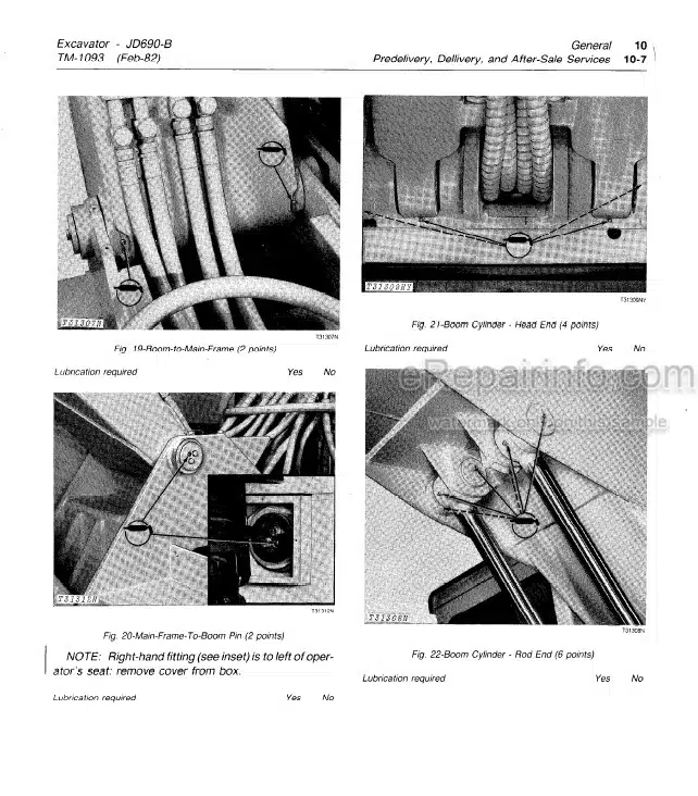 Photo 12 - John Deere 690B Technical Manual Excavator TM1093