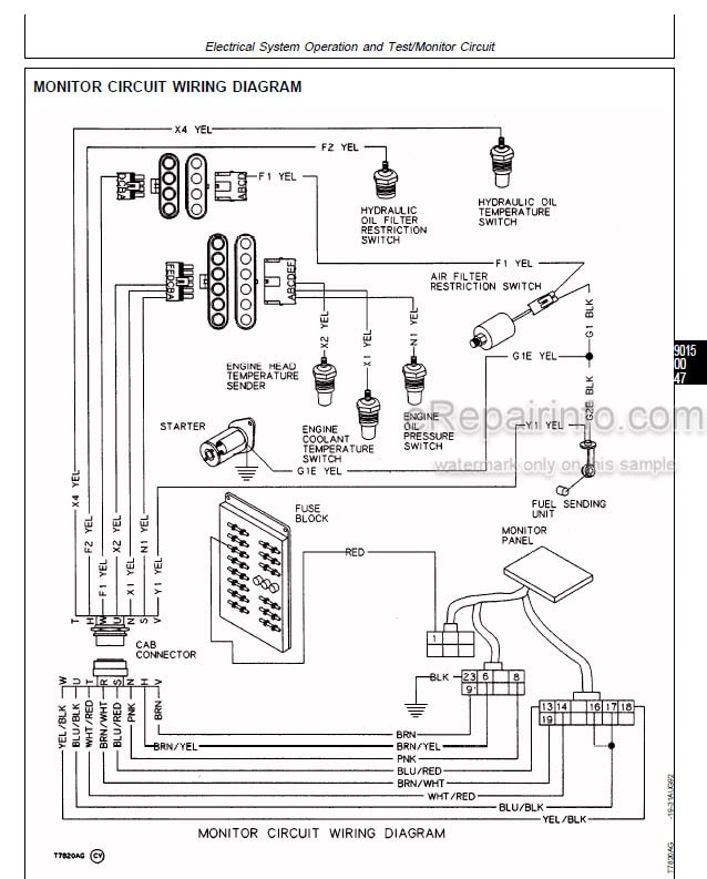 Photo 4 - John Deere 690D 690D-LC 693D Operation And Tests Technical Manual Excavator Feller-Buncher Delimber TM1387