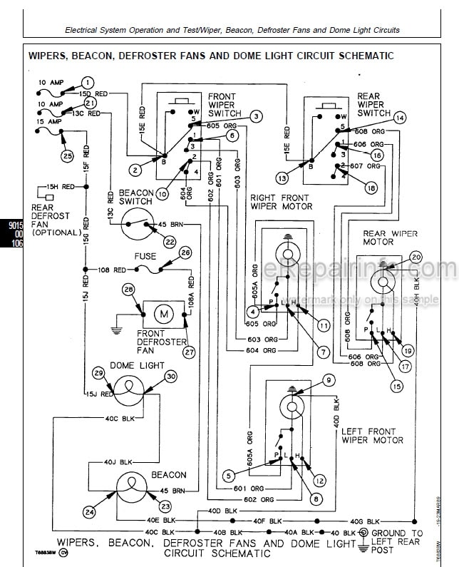 Photo 4 - John Deere 710C Operation And Tests Technical Manual Backhoe Loader TM1450
