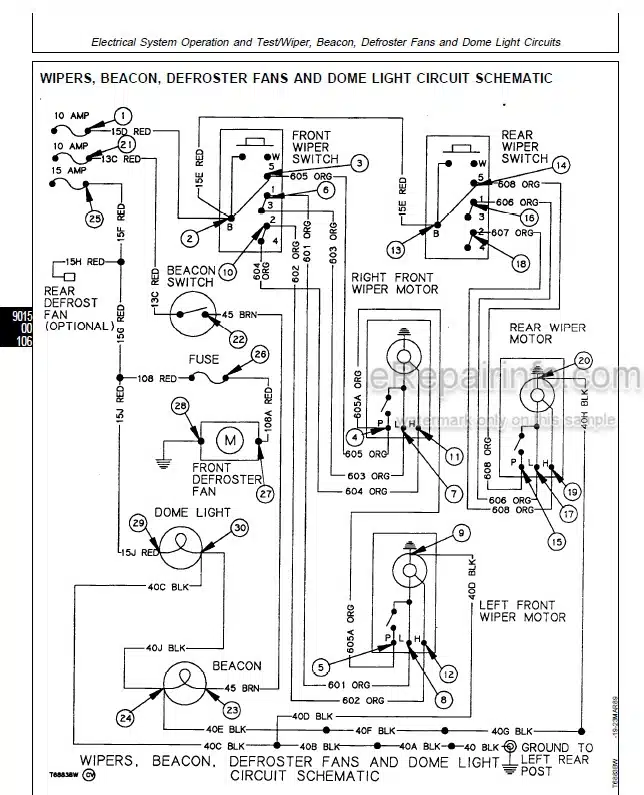 Photo 4 - John Deere 710C Operation And Tests Technical Manual Backhoe Loader TM1450