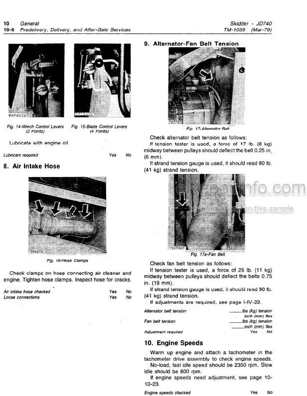 Photo 6 - John Deere 848G Technical Manual Skidder TM1898