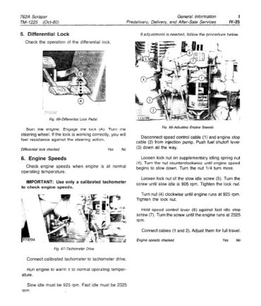 Photo 7 - John Deere 762 Technical Manual Scraper TM1135