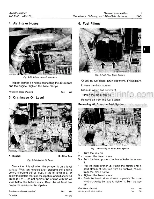 Photo 7 - John Deere 762B 862B Operation And Tests Scraper TM1489