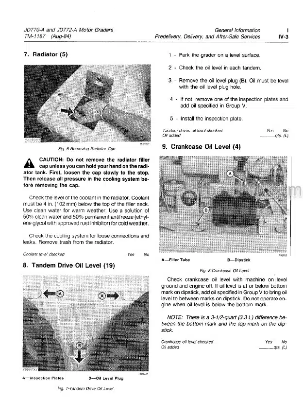 Photo 6 - John Deere 860 860A Technical Manual Scraper TM1014