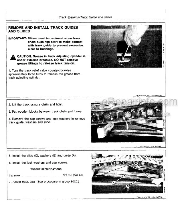 Photo 11 - John Deere 793D Technical Manual Feller-Buncher TM1416