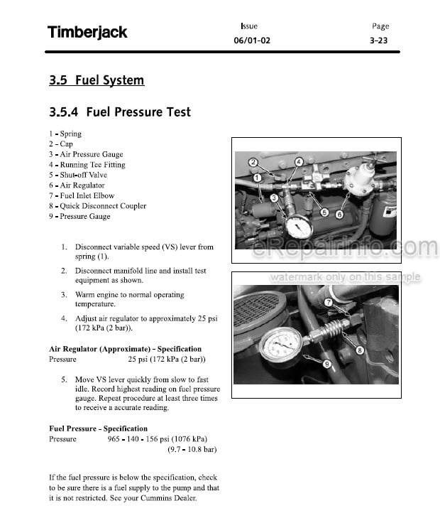 Photo 14 - John Deere 850 950 Technical Manual Feller-Buncher TMF435673