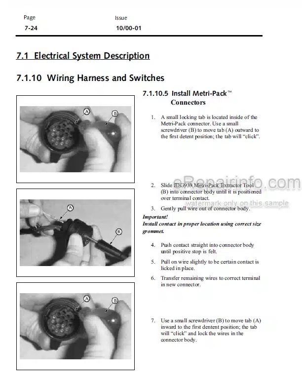 Photo 8 - John Deere 853G Service Manual Feller-Buncher TM1889