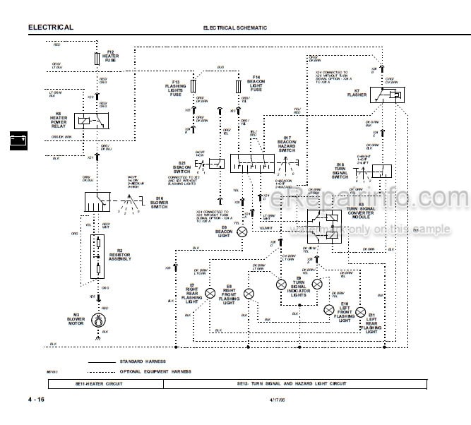 Photo 4 - John Deere 8875 Technical Manual Skid Steer Loader TM1566