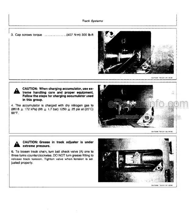 Photo 6 - John Deere 990 Technical Manual Excavator TM1230