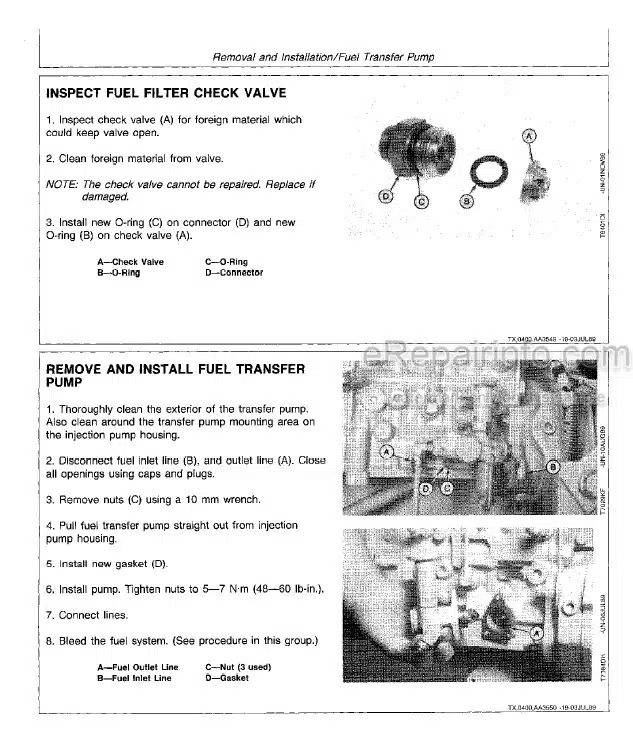 Photo 5 - John Deere 992D-LC Technical Manual Excavator TM1463