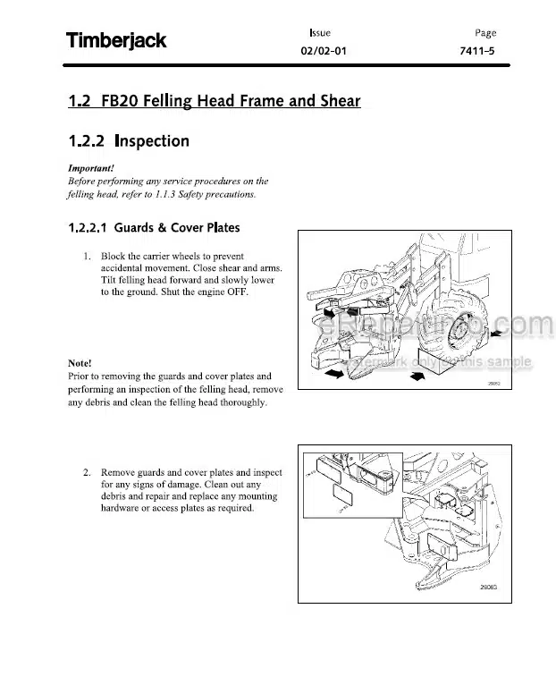 Photo 7 - John Deere 860 860A Technical Manual Scraper TM1014