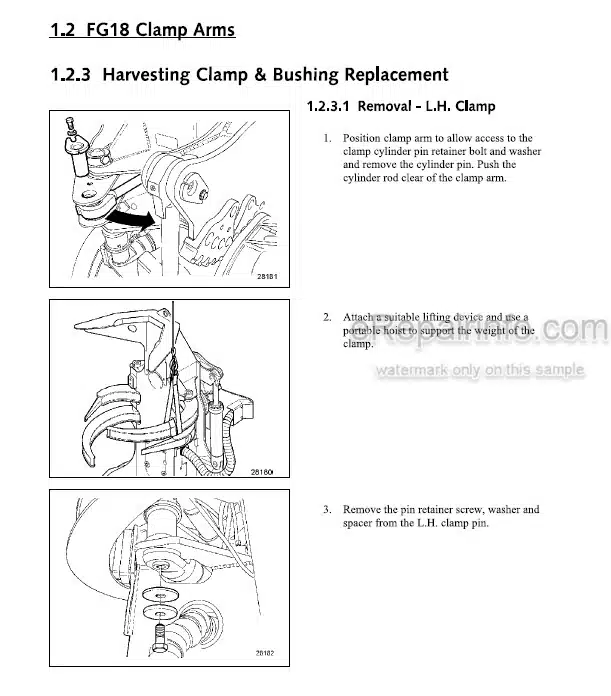 Photo 6 - John Deere FD Series Technical Manual Drive To Tree Disc Saw Head TMF381707