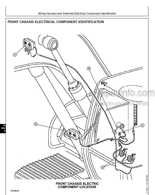 Photo 4 - John Deere Hitachi EX110-5 Repair Manual Excavator TM1733