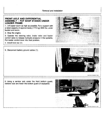 Photo 2 - John Deere JD644C JD646C Technical Manual Loader And Compactor TM1229