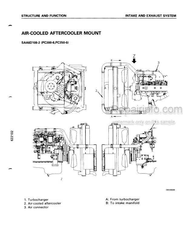 Photo 3 - Komatsu 108-2 Series Shop Manual Diesel Engine SEBM006906