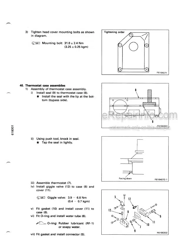 Photo 5 - Komatsu 12V170-1 Series Shop Manual Engine