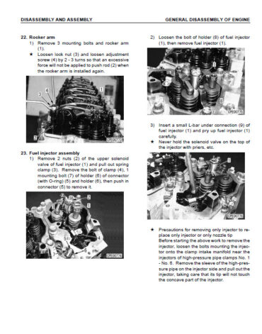 Photo 1 - Komatsu 140-3 Series Shop Manual Diesel Engine