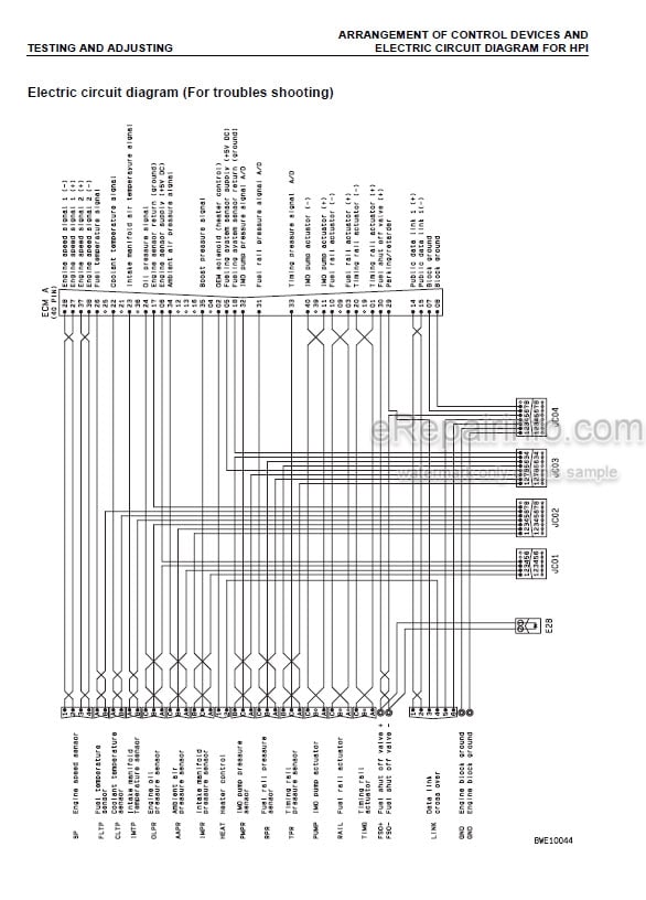Photo 5 - Komatsu 170-3 Series SAA6D170E-3 Shop Manual Diesel Engine SEBM023408