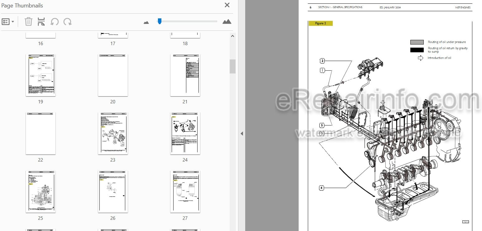 Photo 3 - Komatsu 4D104E S4D104E Series Shop Manual Engine WEBMNEF000