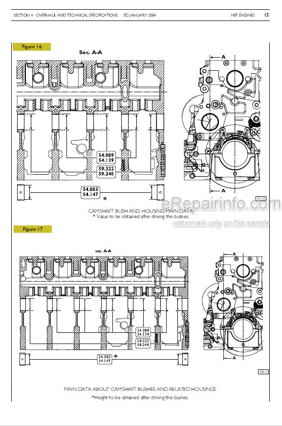 Photo 5 - Komatsu 4D104E S4D104E Series Shop Manual Engine WEBMNEF000
