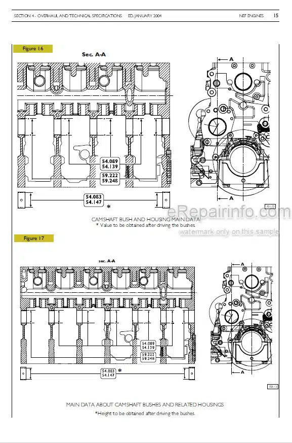 Photo 5 - Komatsu 4D104E S4D104E Series Shop Manual Engine WEBMNEF000