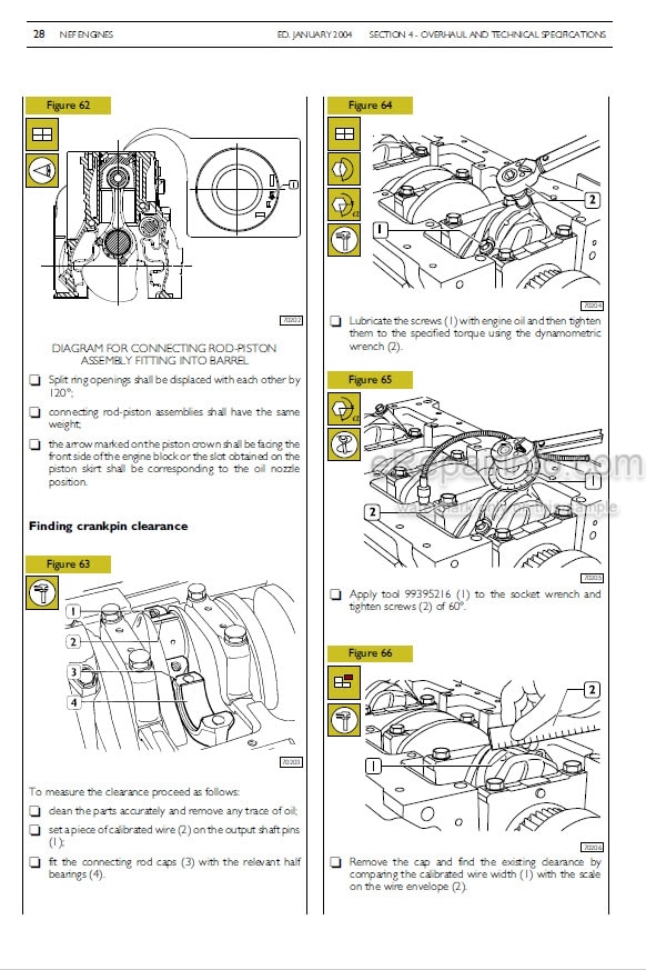 Photo 4 - Komatsu 4D104E S4D104E Series Shop Manual Engine WEBMNEF000