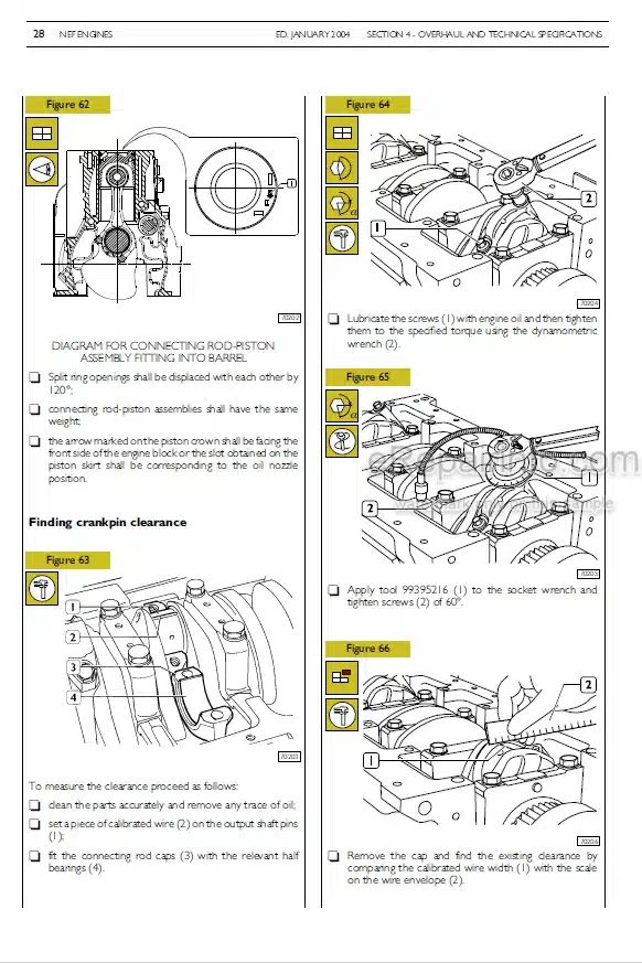 Photo 4 - Komatsu 4D104E S4D104E Series Shop Manual Engine WEBMNEF000