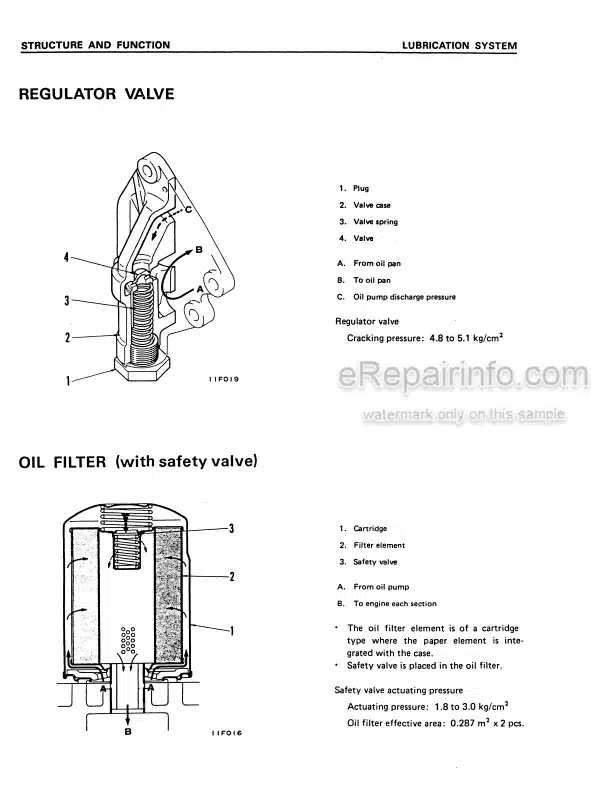 Photo 3 - Komatsu 4D105-3C To S4D105-3J Shop Manual Diesel Engine SEBE61300300