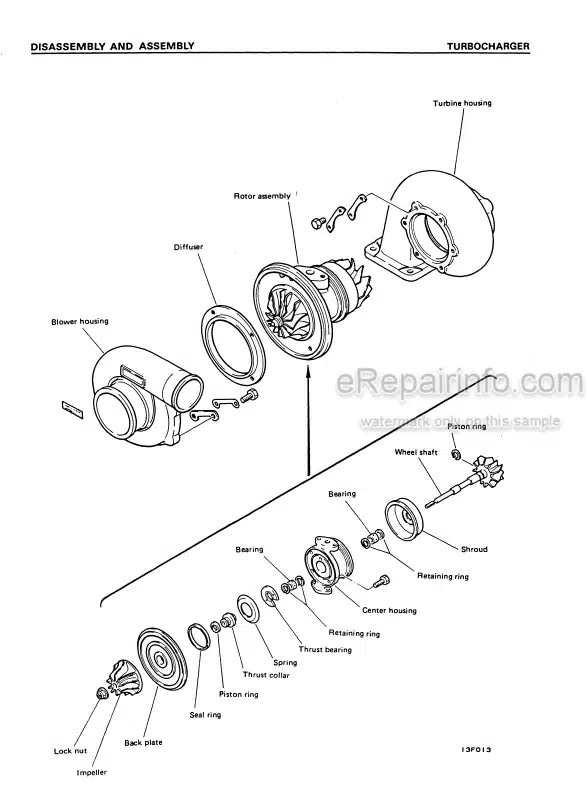 Photo 5 - Komatsu 4D105-3C To S4D105-3J Shop Manual Diesel Engine SEBE61300300