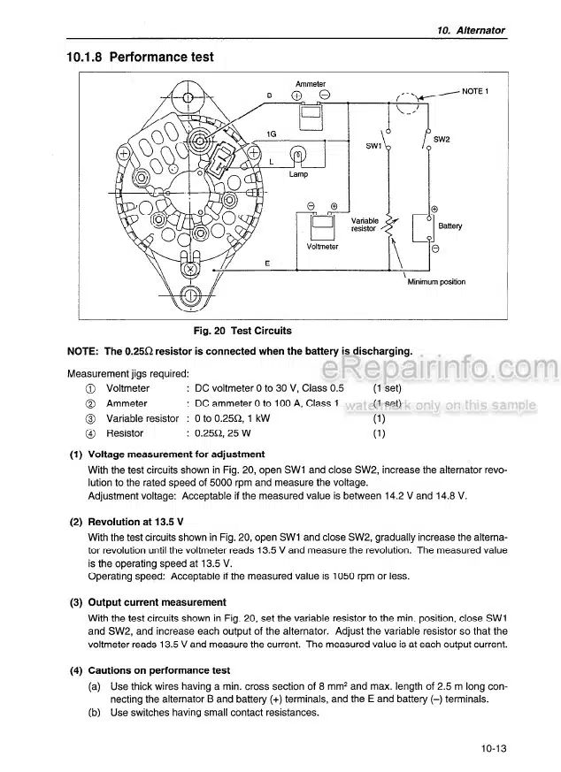 Photo 4 - Komatsu 4D98E 4D106 S4D106 Series Shop Manual Engine WEBM4D9801