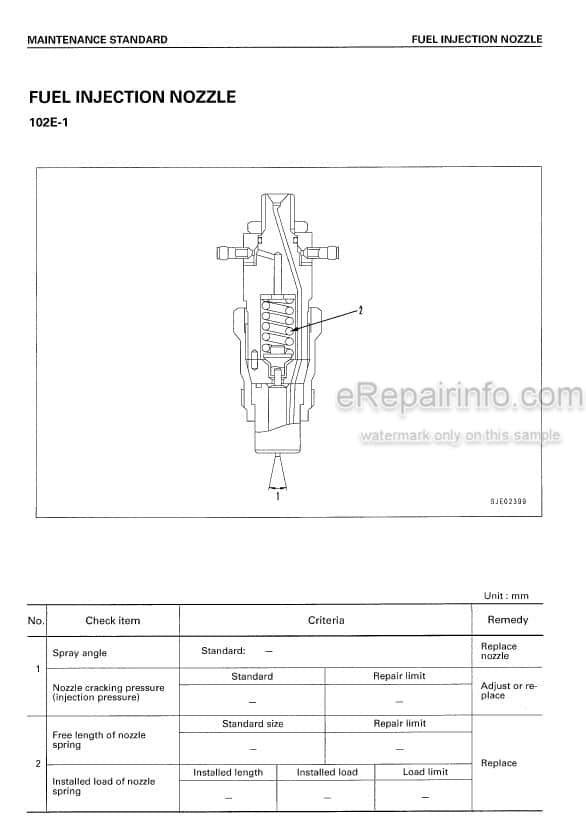 Photo 5 - Komatsu 6D102 Series Shop Manual Engine SMEE1020K0
