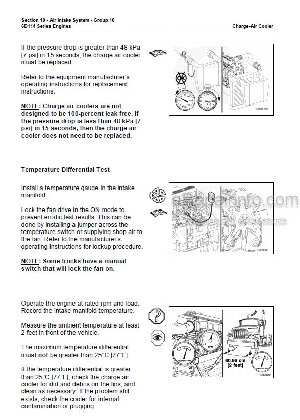 Photo 7 - Komatsu 6D105 Series Shop Manual Diesel Engine SEBE61360109